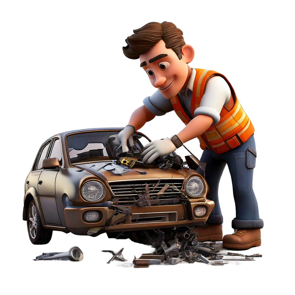 Démontage voiture